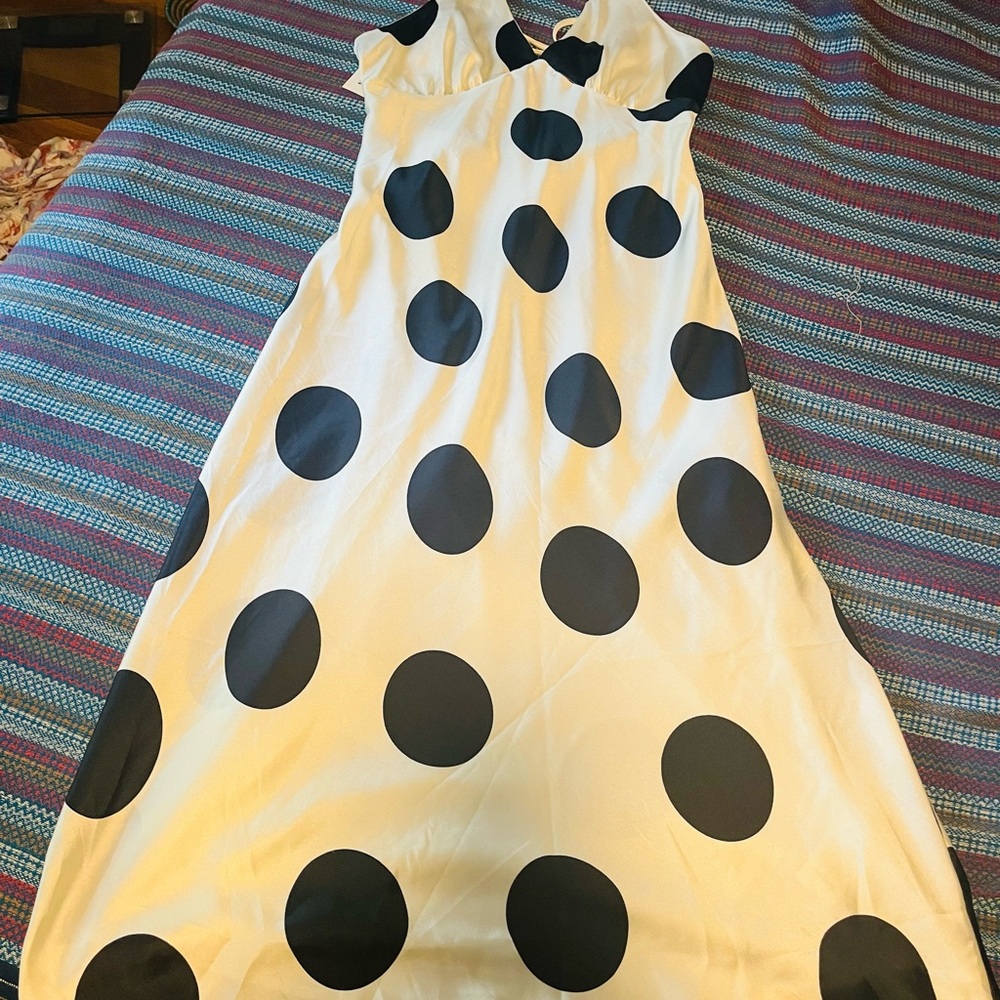 Urban Outfitters Black and White Polka Dot Dress